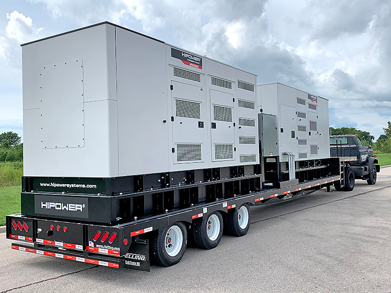 移动柴油发电车出租